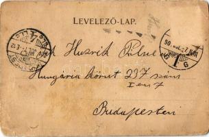 1901 Zsuk, Alsózsuk, Jucu (Kolozsvár, Cluj); Az Erdélyi Falka-Vadász Társaság Alsó-Zsukki telepe, ka...