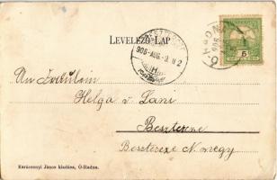 1906 Radnaborberek, Borberek-fürdő, Valea Vinului; Ördög szoros, kiránduló hölgyek. Kiadja Karácsony...