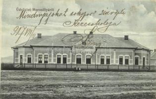 1917 Marosillye, Ilia; Járási székház. Nagy Bálint kiadása / county hall (EK)