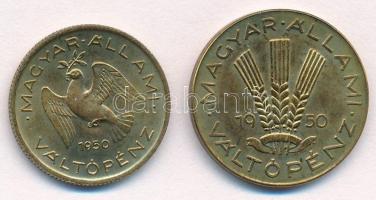 1950. 10f tombak + 20f tombak T:1-,2