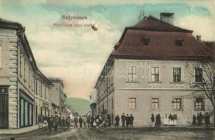 1917 Nagybánya, Baia Mare; Felsőbánya utca részlete. Frankovics A. kiadása / street view (EK)