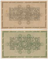1946. 10.000AP + 50.000AP + 100.000AP (3x) sorozat- és sorszám nélküliek T:I-III