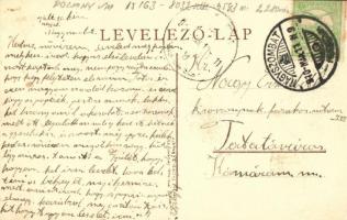 1910 Nagyszombat, Tyrnau, Trnava; Rákóczi út, Első Nagyszombati Temetkezési Vállalat, Hoja István má...