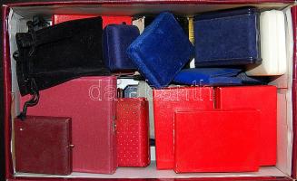 27db használt díszdoboz vegyes méretben + 1db velúr zsákocska