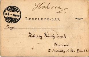 1899 Lippa, Lipova; M. kir. főerdőhivatal és zárda. Kiadja Josef Zach / Kgl. ung. Oberforstamt und K...