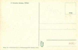 Lőcse, Levoca; Városház árkádja / arcades of the town hall (EB)