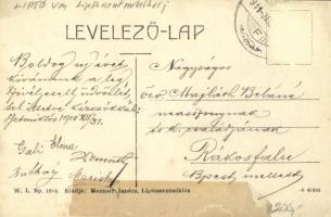 1911 Liptószentmiklós, Liptovsky Mikulás; Úri utca, Lerchenfeld Gyula és Haas üzlete. W.L. Bp. 2514....