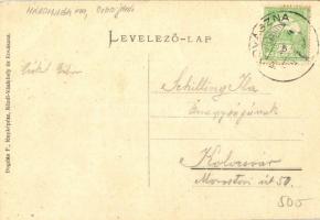 Kovászna, Covasna; Pokolsár gyógyfürdő, Manya Dávid üzlete. Bogdán F. fényképész / spa, shop