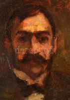 Kernstok Károly (1873-1940): Molnár Viktor képmása. Olaj, fatábla, jelzett, pótolt keretben, hátolda...