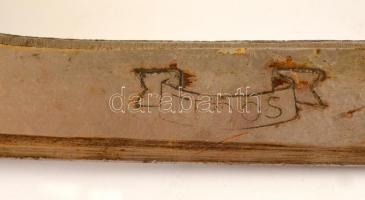 cca 1930 Korcsolyapár, h: 29 cm