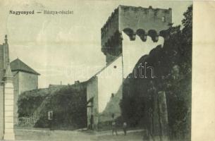 1917 Nagyenyed, Aiud; Bástya részlet / bastion tower (EK)