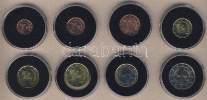 Ciprus 2008. 1c,2c,5c,10c,20c,50c,1€,2€ komplett sor! T:1