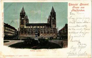 1907 Pécs, Székesegyház. Kiadja Özv. Tausz Vilmosné. A. Schwidernoch (fl)