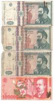 Románia 1992-1998. 8db vegyes bankjegy T:III,III-
Romania 1992-1998. 8pcs of banknotes C:F,VG