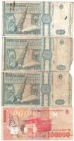 Románia 1992-1998. 8db vegyes bankjegy T:III,III-
Romania 1992-1998. 8pcs of banknotes C:F,VG