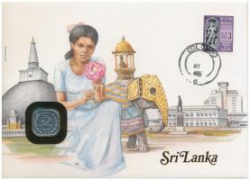 Srí Lanka 1978. 5c, felbélyegzett borítékban, bélyegzéssel, német nyelvű leírással T:1  Sri Lanka 1978. 5 Cents in envelope with stamp and cancellation, with German description C:UNC