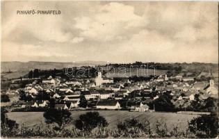 Pinkafő, Pinkafeld; látkép templomokkal. Karl Strobl No. 51. / general view with churches