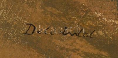 Deli Antal (1886-1960): Műterem. Olaj, vászon, jelzett, 67×55 cm