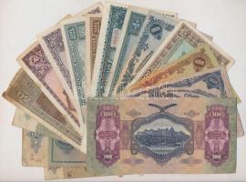 15db-os vegyes magyar pengő bankjegy tétel T:III,III-