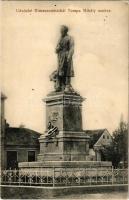1906 Rimaszombat, Rimavská Sobota; Tompa Mihály szobra. Kiadja Lévai Izsó / statue of Mihály Tompa