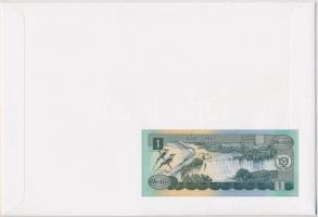 Etiópia 1976. 1B borítékban, alkalmi bélyeggel és bélyegzéssel T:I 
Ethiopia 1976. 1 Birr in envelo...