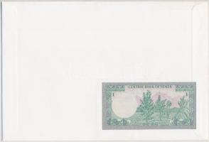 Jemen 1973. 1R borítékban, alkalmi bélyeggel és bélyegzéssel T:I 
Yemen 1973. 1 Rial in envelope wi...