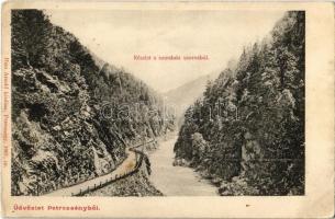 Petrozsény, Petrosani; Szurduk-szoros. Herz Arnold kiadása / Pasul Surduc / mountain pass (ragasztónyom / glue marks)