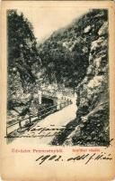 1902 Petrozsény, Petrosani; Szurduk-szoros, híd / Pasul Surduc / mountain pass, bridge (Rb)