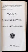Artiliierieunterricht 15 cm M. 14. Feldhaubitze + Tafelhelft zum Artiliierieunterricht 15 cm M. 14. ...