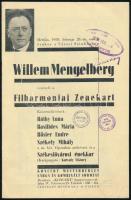1938 Wilhem Mengelberg koncertjének műsora