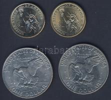 USA 1$ "Eisenhower" 1971,1972 + "Washington" 2007 (2x) T:2