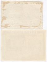 DN 20K (2xklf) gúny bankjegy T:I-,III-  vörösön ragasztásnyomok