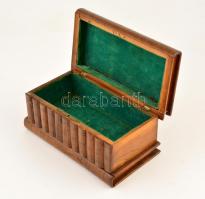 Fecskés fa titokdoboz, 23×11×13 cm