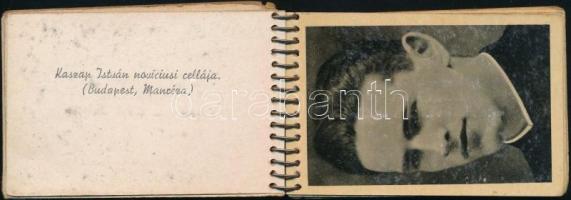 cca 1936 Kaszap István (1916-1935) emlékére kiadott fotófüzet, 20 képpel