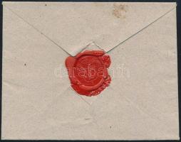 cca 1832-1843 Klobusiczky Péter kalocsai érsek levelének borítékja, Dubraviczky Simon Pest-Pilis-Sol...