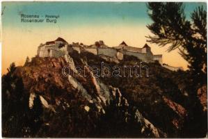 1917 Barcarozsnyó, Rozsnyó, Rosenau, Rasnov; Burg / Barcarozsnyó vára / Cetatea Rasnov / castle