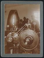 1908 Újszentanna. Malom gépe / Mill machine 9x12 cm