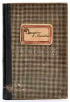 1922 Kaposvár, Adókönyv viaszpecséttel és illetékbélyegekkel