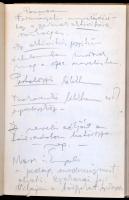 Z. Gács György (1914-1978):  Vázlatkönyv karikatúrákkal, vázlatokkal híres emberekről, jegyzetekkel ...