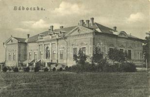 1917 Bábocka, Báboczka puszta (Öcsöd mellett); kastély (fl)