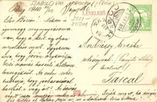 1910 Buj, Református templom a Kossuth téren (EK)