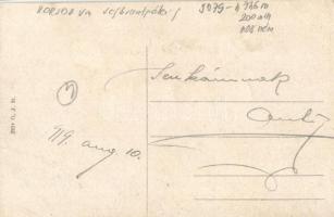 Sajószentpéter, Református templom, Lederer ház. Art Nouveau, floral  (EB)