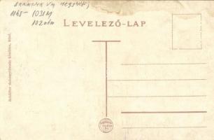 Sásd, Községháza, utca. Schäffer dohánytőzsde kiadása (fl)