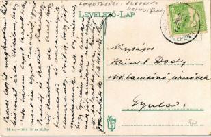 1913 Feketehegy-fürdő, Cernohorské kúpele (Merény, Nálepkovo); Felső sétány / promenade