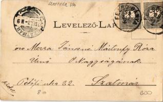 1899 Felsőbánya, Baia Sprie; Divald (vágott / cut)