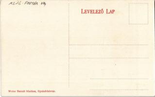 Gyulafehérvár, Karlsburg, Alba Iulia; A Custozzai ütközet emlékoszlopa. Weisz Bernát kiadása / Custo...