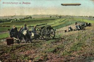 Military Zeppelin im maneuver (EK)