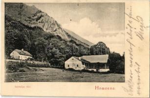 1907 Homonna, Homenau, Humenné; Szirtaljai rész / Podskalka (kis szakadás / small tear)