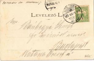 1907 Homonna, Homenau, Humenné; Szirtaljai rész / Podskalka (kis szakadás / small tear)