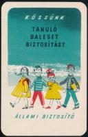 1959 Állami Biztosító reklámos kártyanaptár